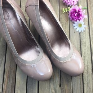BCBGeneration Patent Leather Wedges
